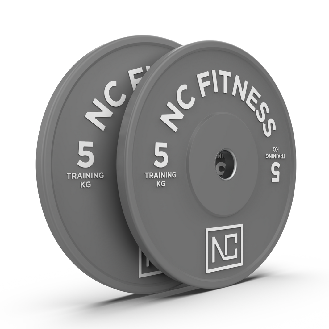 Bumper Plates 2 X 5kg Grey