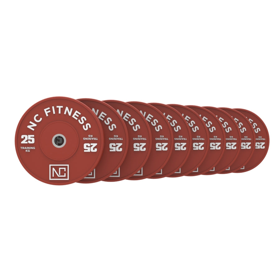 Bumper Plates 25kg x 10 (250KG Total)
