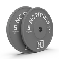 Bumper Plates 2 X 5kg Grey