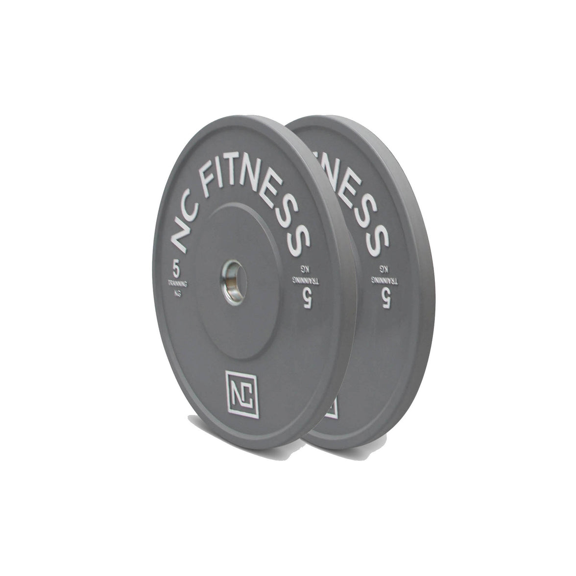 Bumper Plates 2 X 5kg Grey