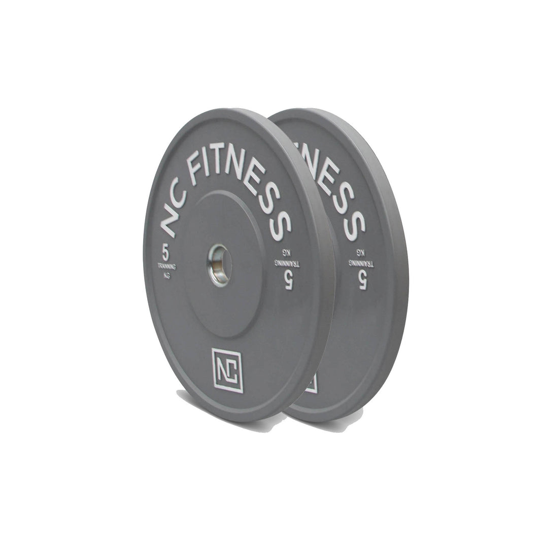 Bumper Plates 2 X 5kg Grey