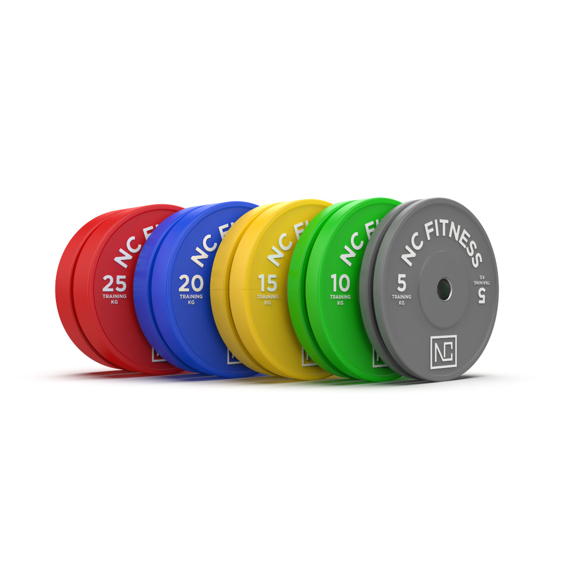Bumper Plate Coloured Set 150KG