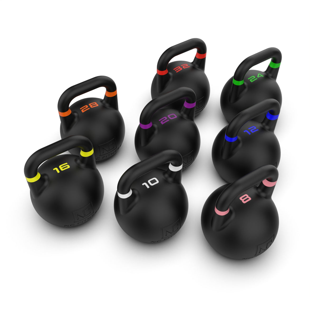 KETTLEBELL COMP SET 8, 10, 12, 16, 20, 24, 28, 32KG