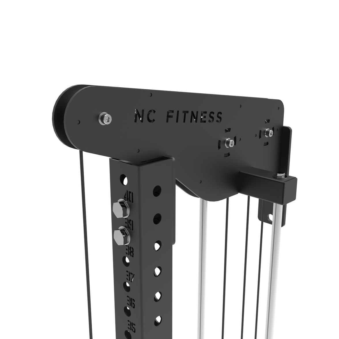 H-Series Single Station Functional Trainer includes Foot plate and Knee Pad