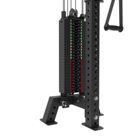 H-Series Single Station Functional Trainer includes Foot plate and Knee Pad
