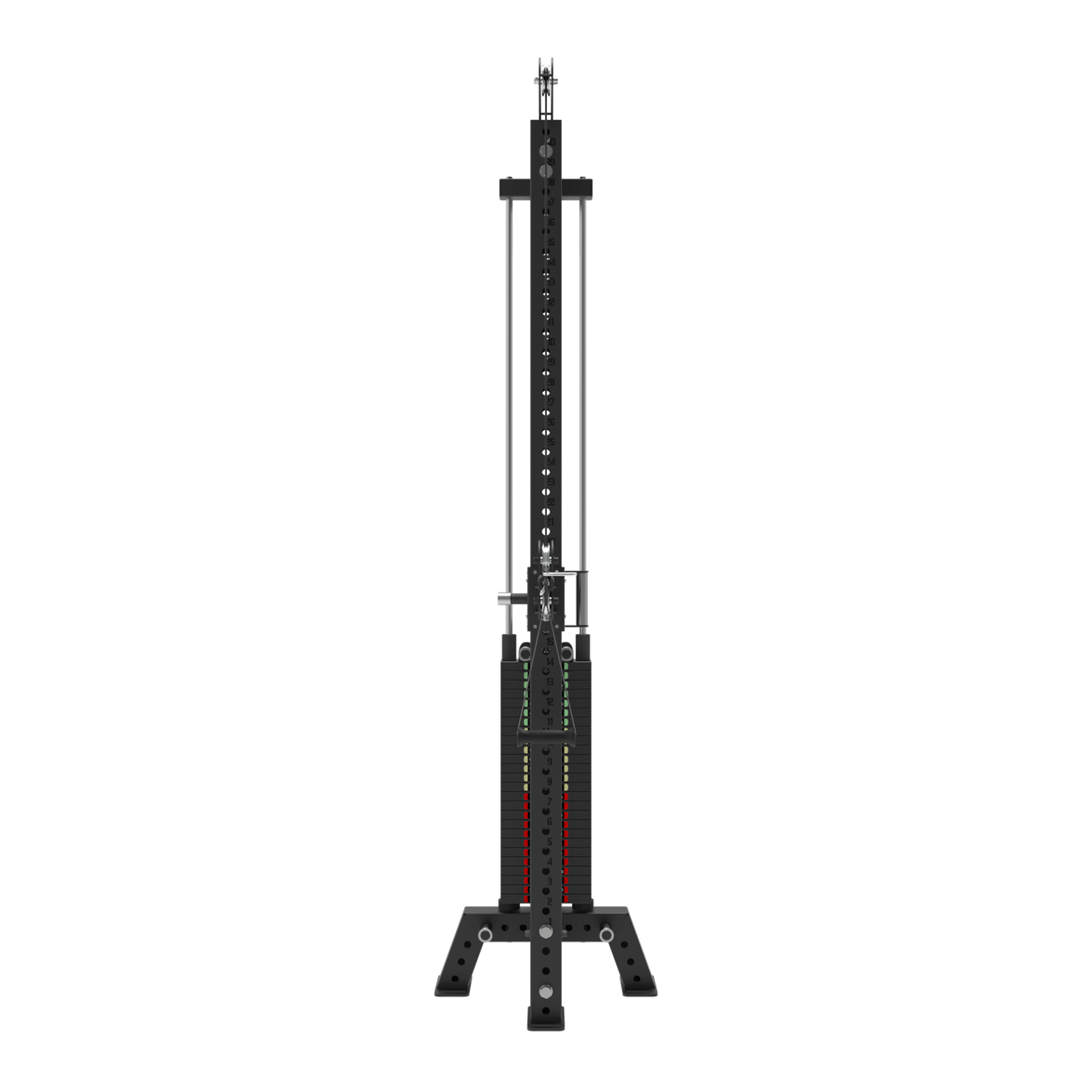H-Series Single Station Functional Trainer includes Foot plate and Knee Pad