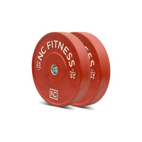 Bumper Plates 2 X 25kg Red