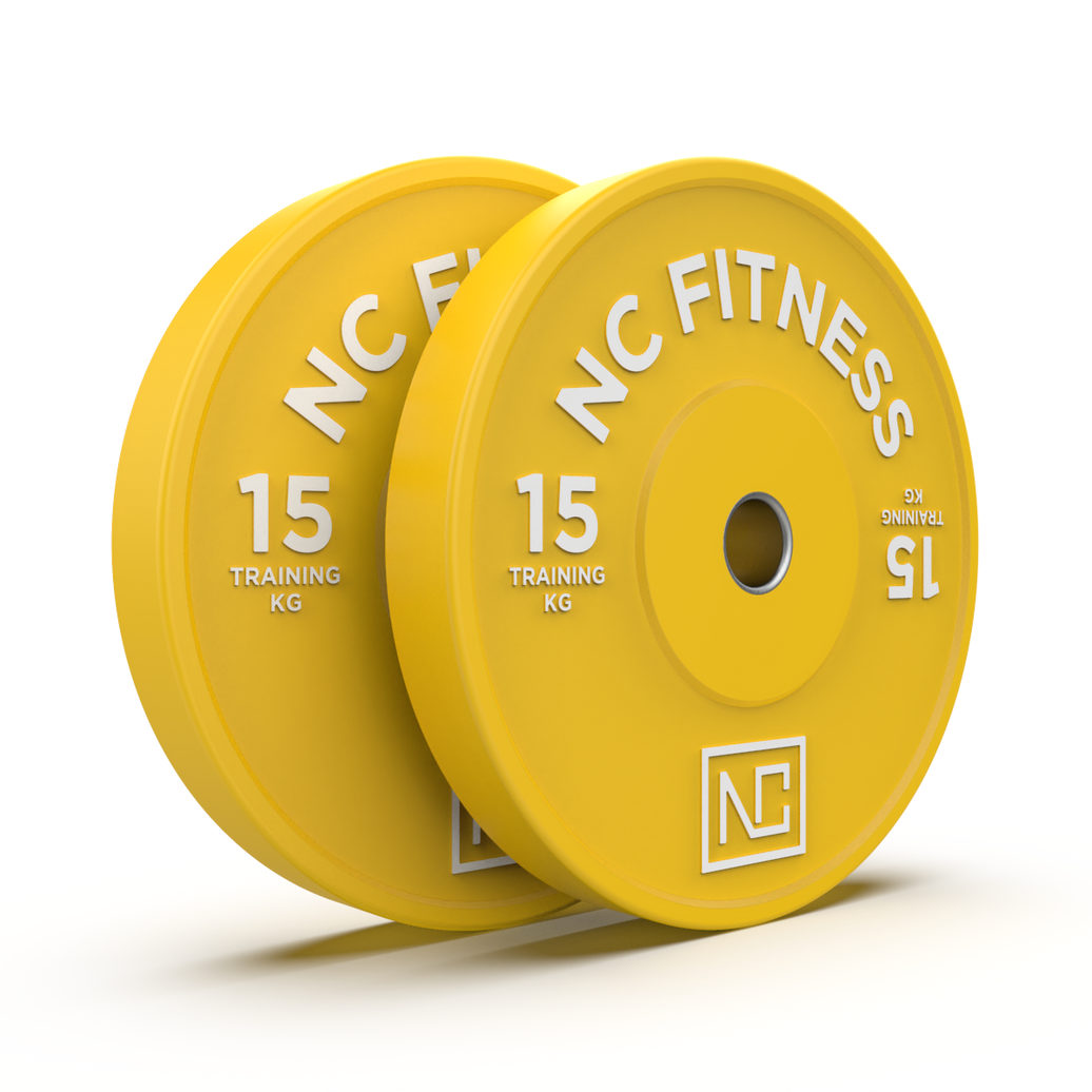 Bumper Plates 2 X 15kg yellow