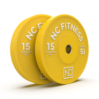 Bumper Plates 2 X 15kg yellow