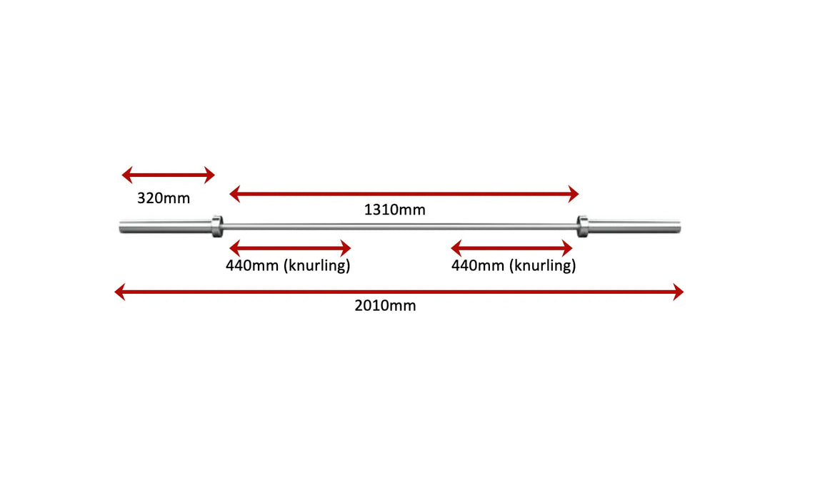 Olympic Barbell BRIGHT HARDCHROME 15kg