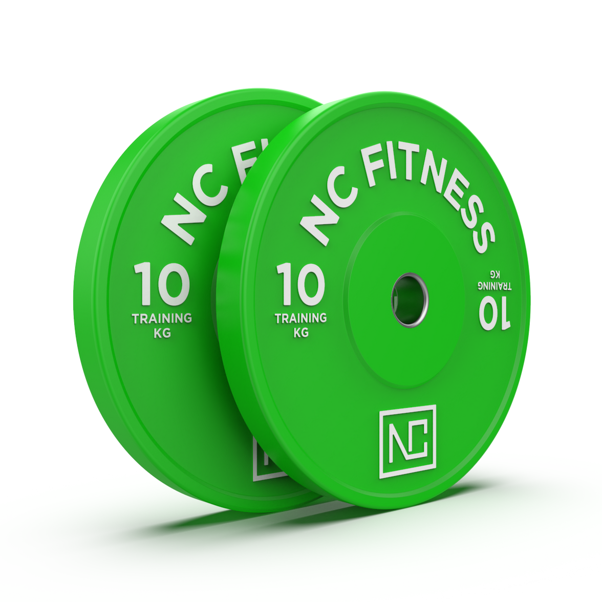 Bumper Plates 2 X 10kg green
