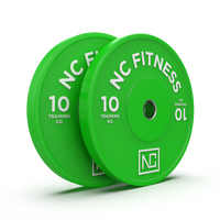 Bumper Plates 2 X 10kg green